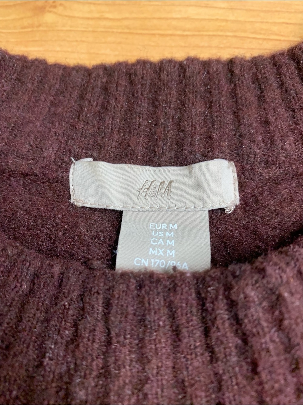 H&M Two-Piece Matching Knit Lounge Set - Dark Brown - Size Medium - Picture 3 of 16